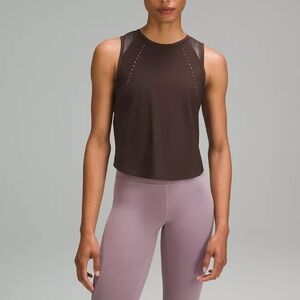 lululemon sculpt cropped tank top size 6